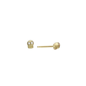 Tiny Skull Stud Single
