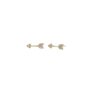 Pave Arrow Studs