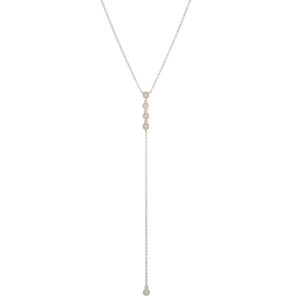 Five Bezel Diamond Lariat