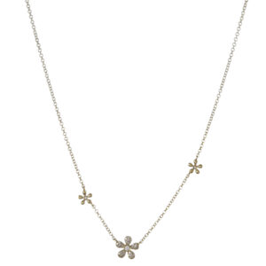 Three Flower Necklace