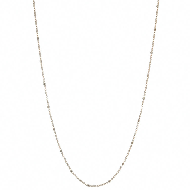Ice Cube Chain Choker in Yellow Gold