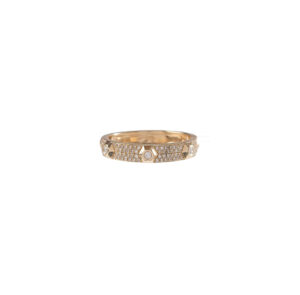 Pave Screw Head Ring