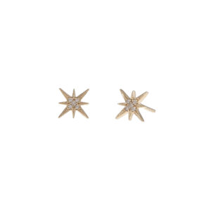 Pave Starburst Studs