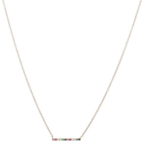 Rainbow Bar Necklace