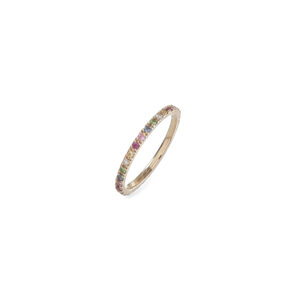 Rainbow Eternity Ring
