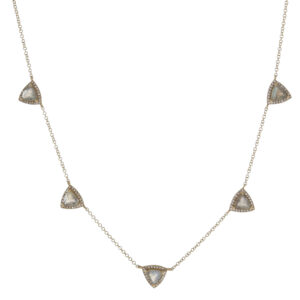 Labradorite Trillion Necklace