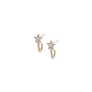 Star Huggie Studs