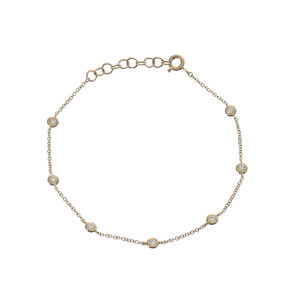 Diamond by the Yard Chain Bracelet