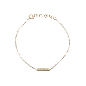 Diamond Bar Chain Bracelet