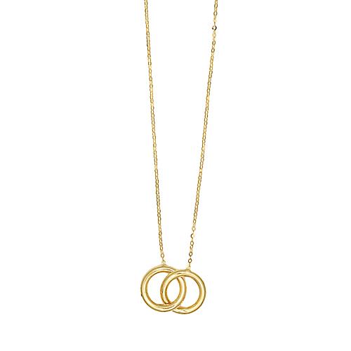 Gold Circles Necklace