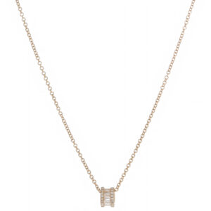 Baguette Barrel Necklace