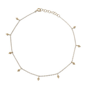 Diamond Kite Fringe Anklet