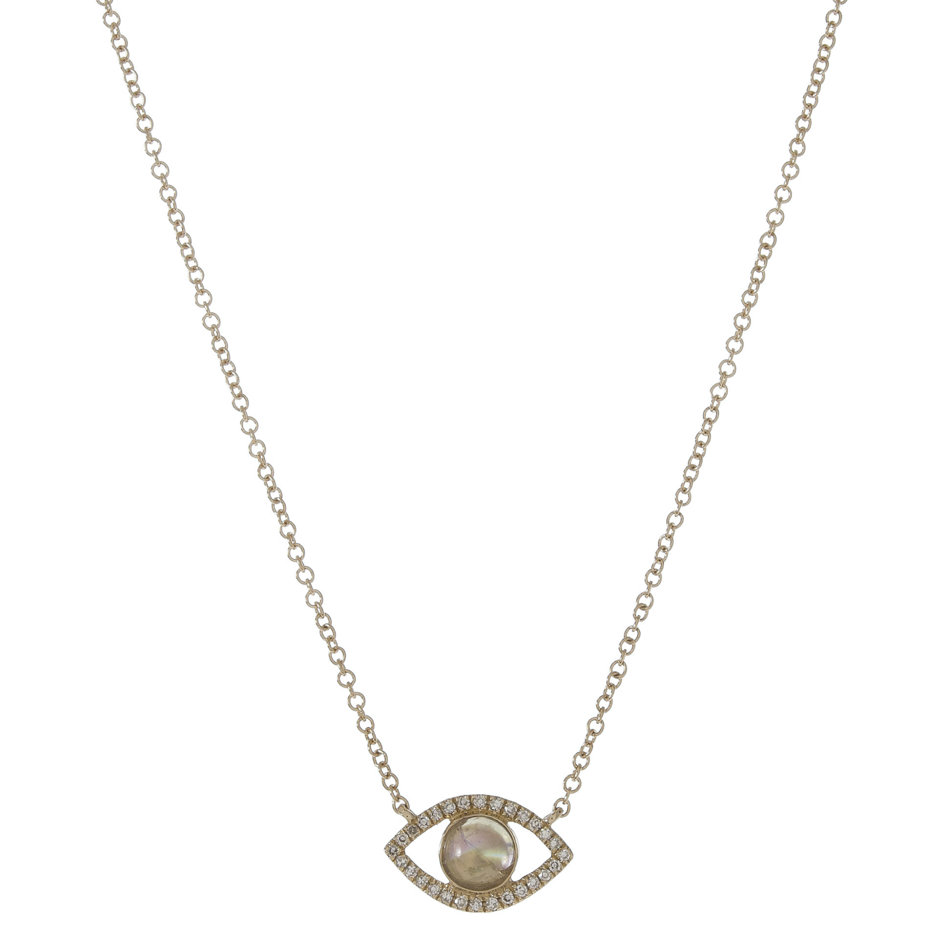 Evil Eye Pendant Snake Rose Gold Necklace For Women - Branta – Brantashop