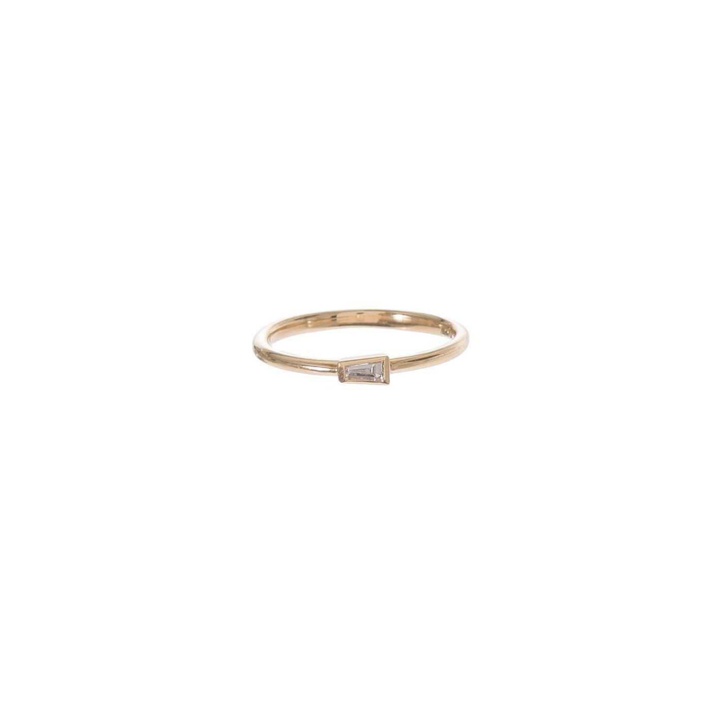 Tapered baguette hot sale diamond ring