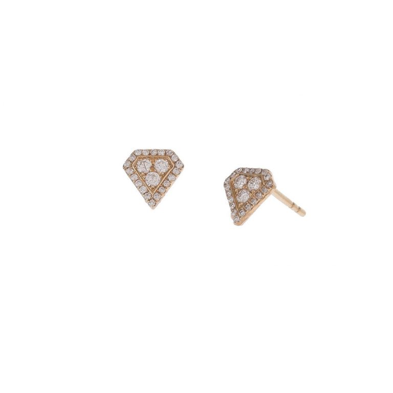 Diamond Gemstone Studs