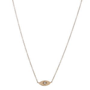 Diamond Burst Evil Eye Necklace