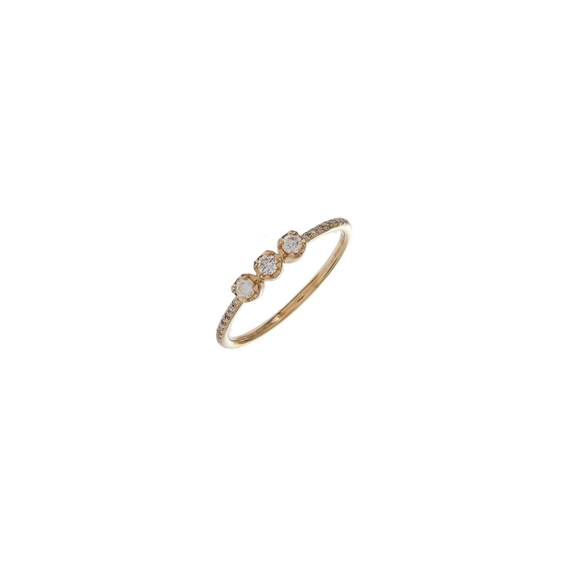 14K Yellow Gold Ring Band Themed 1 to 3 mm (tapered), Size 5 - Walmart.com