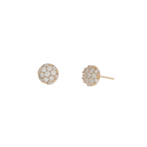 Diamond Button Studs