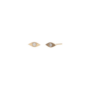 Diamond Evil Eye Studs