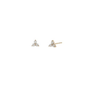 Diamond Trio Studs