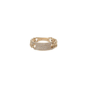 Pave ID Chain Ring