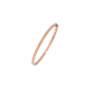 Baguette & Round Diamond Bangle