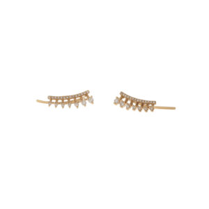 Diamond Fringe Ear Climbers