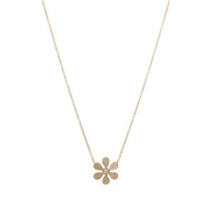 Diamond Flower Necklace