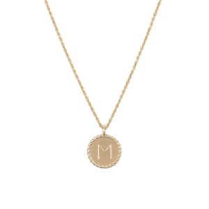 Mini Imperial Disc Pendant Necklace