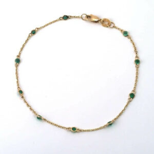 Emerald by the Yard Bracelet at Moondance Jewelry Gallery
