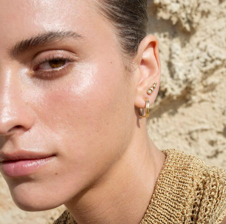 4 Ruffle earring1 Modlinger