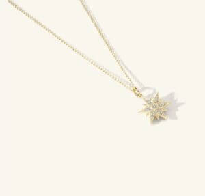 North Star Diamond Charm