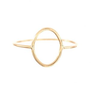 Oval Silhouette Ring