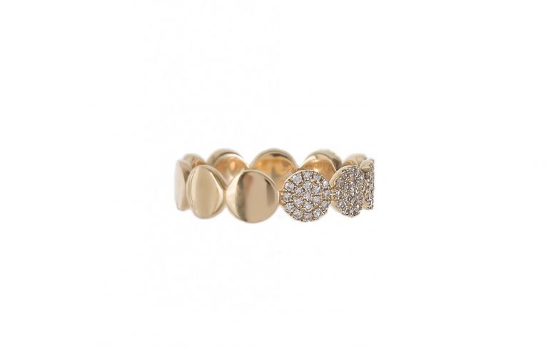 PAVE DISC ETERNITY RING