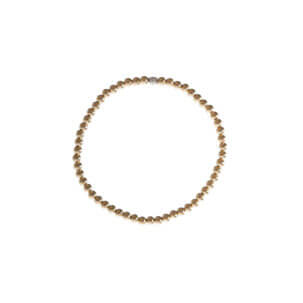 Pave Diamond Gold Bead Bracelet at Moondance Jewelry Gallery