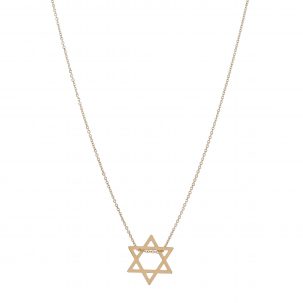 Simple Star of David Necklace