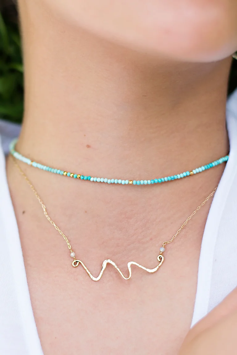 Mickey Lynn Turquoise Ombre Necklace