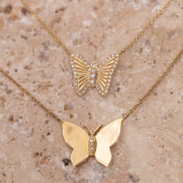 Butterfly Necklaces at Moondance Jewelry Gallery
