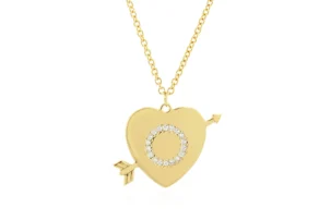 Heart and Arrow Necklace by Rachel Reid at Moondance Jewelry Gallery